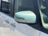 ウィンカードアミラー☆ライトの点滅で対向車、歩行者などに曲がることを知らせることができるので安心・安全につながりますね♪