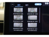 前後ドライブレコーダー搭載。車載カメラの映像を内蔵メモリーに録画。別のカメラを後付けすることなく前後映像を記録できます。録画した映像はディスプレイオーディオの大画面ですぐに再生、確認できます。