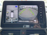 上から見たような画像で車庫入れなどに便利なアラウンドビューモニター