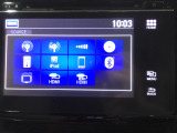 フルセグTV搭載。DVD・CD再生、USB入力、Bluetoothオーディオに対応しています。