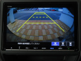 ギヤをRに入れるとナビの画面に後ろの映像が映るリヤカメラ付!後退時の安全確認やコンディションの悪い視界でもカラーバックモニターがドライバーをサポート☆☆☆