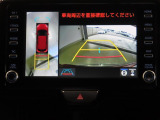 車両を上から見たような映像を映し出すパノラミックビューモニター付きです。