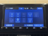 Bluetooth対応、CD/DVD再生機能付き。お好きな音楽を聴きながらのドライブは楽しいですよね〜♪