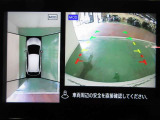 アラウンドビューモニターで車庫入れも空から見ている様に駐車できラクラクです。