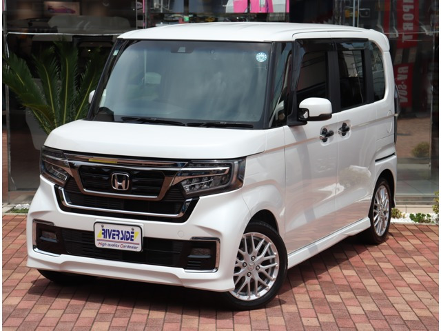 N-BOXカスタム L ターボ 1オーナー 9インチナビ Bカメラ ETC