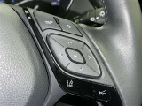 ステアリングスイッチ付き。前方から目を離すことなく操作することが可能です。