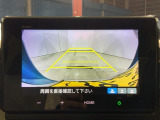 リアカメラ付で、後方を画面で確認。車庫入れも安心です。もちろん、バックギアと連動しています。