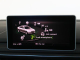 スマートフォンとAudiをUSBケーブルを介し接続。AppleのCarPlayやAndroid Autoのアプリを通じて、スマートフォンのコンテンツをMMIディスプレイに表示します。