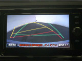 バックガイドモニターで、後方を確認しながら安心して駐車することが出来ます。運転初心者も熟練者も必須の機能ですよ!