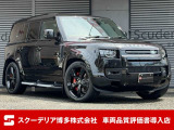 R6 ディフェンダー 110 X D300 4WD 5人乗り ボディカラー:サントリーニブラック コールドクライメート・ブラックエクステリア・エアサス 22AW フィックスサイドステップ・デジタルミラー・ワンオーナー・禁煙車