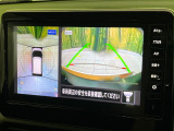 【アラウンドビューモニター】専用のカメラにより、上から見下ろしたような視点で360度クルマの周囲を確認することができます☆死角部分も確認しやすく、狭い場所での切り返しや駐車もスムーズに行えます。