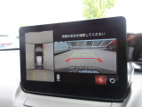 360度ビューモニターがついているので、周囲の状況が確認できます!
