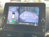 【全方位モニター】専用のカメラにより、上から見下ろしたような視点で360度クルマの周囲を確認することができます☆縦列駐車や幅寄せ時に活躍してくれます♪