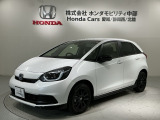 全国納車可 第三者機関証明書付 H SENSING 新車保証 試乗車 ワンオーナー 純正ナビ TV Rカメラ BTオ-ディオ ETC LEDライト装備のフィット e:HEVホームブラックスタイル入庫