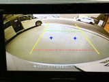 バックカメラが装着されています。ガイド機能付きなので後方の距離もつかみやすくなっています