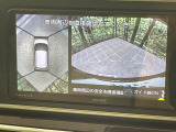 【パノラマモニター】専用のカメラにより、上から見下ろしたような視点で360度クルマの周囲を確認することができます☆死角部分も確認しやすく、狭い場所での切り返しや駐車もスムーズに行えます。