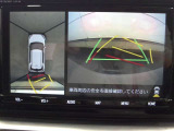 全周囲モニターで車の状態も確認出来て、駐車も楽々安心に☆彡