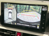 【パノラマモニター】専用のカメラにより、上から見下ろしたような視点で360度クルマの周囲を確認することができます☆死角部分も確認しやすく、狭い場所での切り返しや駐車もスムーズに行えます。