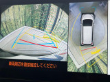 【パノラミックビューモニター】専用のカメラにより、上から見下ろしたような視点で360度クルマの周囲を確認することができます☆死角部分も確認しやすく、狭い場所での切り返しや駐車もスムーズに行えます。