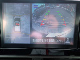 まるでお車を真上から見下ろしたかのような映像をナビに映し出してくれますので狭い駐車場でも周囲を確認する事が出来ますので非常に安心です♪