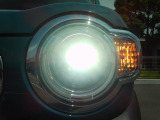 とても明るいLEDヘッドランプを装着しています☆