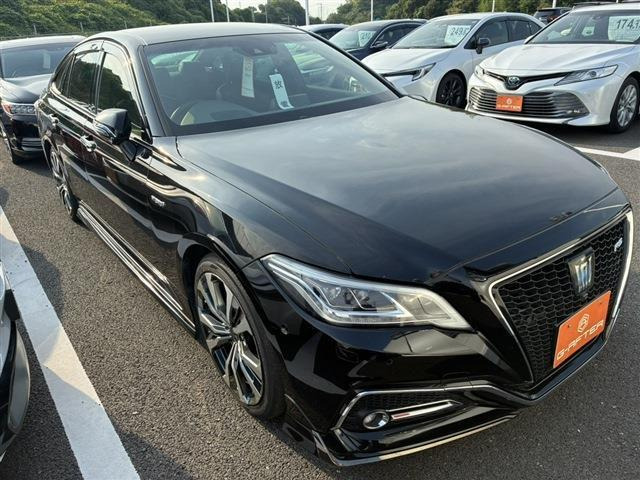 クラウン ハイブリッド 2.5 RS アドバンス モデリスタフルエアロ 禁煙車 純正ナビ