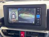 【パノラミックビューモニター】専用のカメラにより、上から見下ろしたような視点で360度クルマの周囲を確認することができます☆死角部分も確認しやすく、狭い場所での切り返しや駐車もスムーズに行えます。