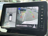 空から車を見たような「アラウンドビューモニター」!車の周りが一目で確認できるので、小さなお子様や障害物があっても安心して乗ることができます。