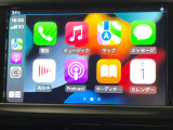 ●Apple Car Play:スマホとの有線接続で、ナビ・オーディオ再生などスマホのアプリ機能が画面でも使える便利機能です!