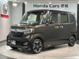全国納車可 第三者機関証明書付  1年保証 ナビVXM-184VFi TV Rカメラ BTオ-ディオ DVD ETC LEDライト VSA装備のN-BOXカスタム G・Lターボホンダセンシング入庫!