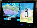 【マルチビューカメラシステム】専用のカメラにより、上から見下ろしたような視点で360度クルマの周囲を確認することができます☆死角部分も確認しやすく、狭い場所での切り返しや駐車もスムーズに行えます。