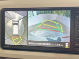 【パノラマモニター】専用のカメラにより、上から見下ろしたような視点で360度クルマの周囲を確認することができます☆死角部分も確認しやすく、狭い場所での切り返しや駐車もスムーズに行えます。