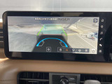 目視できないフードで隠れた路面の映像を表示するインビジブルフードビュー