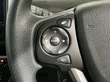 ステアリングにオーディオ操作スイッチが付いています。オーディオ画面に直接タッチしなくても操作が出来ますので、運転に集中できます。