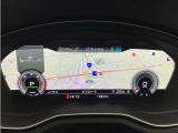 バーチャルコックピットはメーター部分で地図などを見ることも可能です