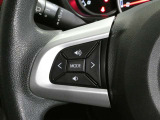 ステアリングスイッチ付き。前方から目を離すことなく操作することが可能です。