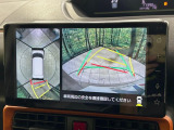 【パノラマモニター】専用のカメラにより、上から見下ろしたような視点で360度クルマの周囲を確認することができます☆死角部分も確認しやすく、狭い場所での切り返しや駐車もスムーズに行えます。