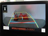 バックガイドモニターを装備しています、車庫入れもラクラクです。