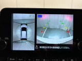 まるで上から見ているようなアラウンドビュー付き☆どこが危ないか音とソナーでお知らせ☆バックカメラも付いています☆安心ですね(^^♪