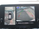 アラウンドビューモニター(車両を上から見たように表示)装着で車庫入れをサポート