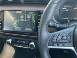 ステアリングスイッチでオーディオをコントロール出来ます。