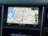 日産純正メモリーナビ。操作も簡単なタッチパネルです。