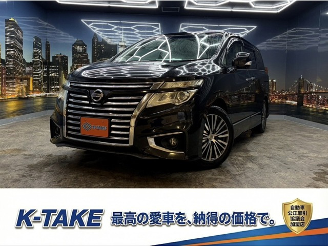 エルグランド 2.5 250ハイウェイスターS (禁煙車)(後期型)(黒半革シート)(両側パワ