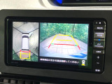 【パノラマモニター】専用のカメラにより、上から見下ろしたような視点で360度クルマの周囲を確認することができます☆死角部分も確認しやすく、狭い場所での切り返しや駐車もスムーズに行えます。