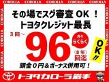 お支払は当社のクレジットで!3〜96回まで自由に設定でき、ボーナス併用払いも可能です!