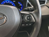 ステアリング右側のスイッチになります。全車追従機能付きクルーズコントロールが付いているので長距離運転も快適に運転できます。