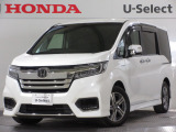 2017年、ステップワゴンスパーダ(e:HEVスパーダ G・EX ホンダセンシング)が入庫です。当社で下取りしたお車になります。こちらは1年の保証付!延長保証もお付けすることが出来ます。