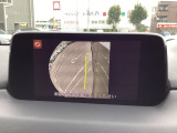 左ドアミラー内蔵のカメラによって、死角になる左サイド下部の視界を確保しています。