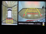 ご覧のパノラマモニターの他にステアリングスイッチも付いていますよ♪