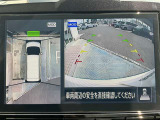 ナビ画面でもアラウンドビューモニターをご確認いただけます!さらに狭い場所に駐車するときに大きな画面で確認できるのは便利ですね!!